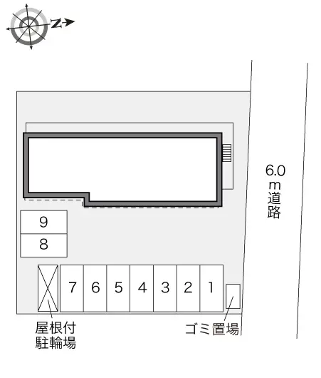 ★手数料０円★熊谷市上之　月極駐車場（LP）